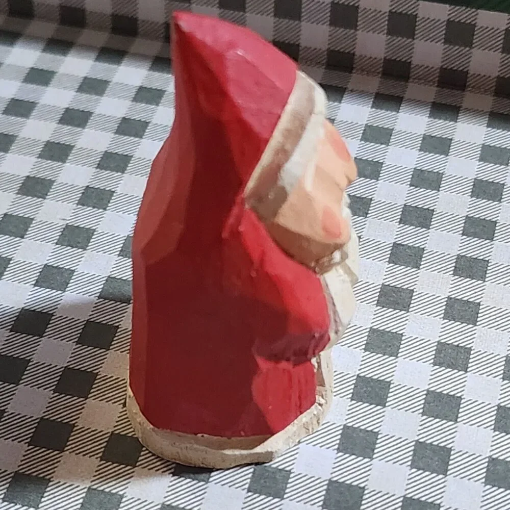 James Haddon Wood folk art Santa